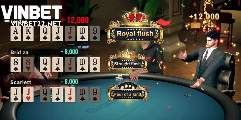 Những kinh nghiệm xương máu chơi game bài Poker 3D bất bại  