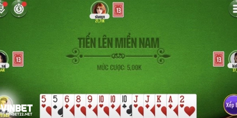 Giới thiệu về cách chơi game bài tiến lên miền Nam miễn phí